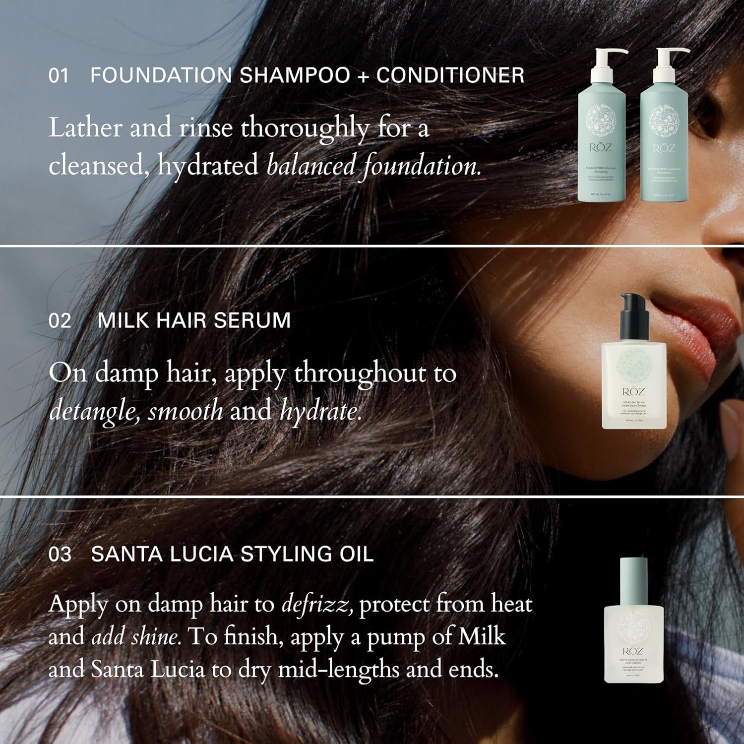 Foundation Shampoo and Conditioner Set Duo - Sulfate-Free Hydrating Shampoo and Conditioner for Women & Men - All Hair Types | Vegan, Color-Safe, Silicone & Paraben-Free | 10.1 Oz Each