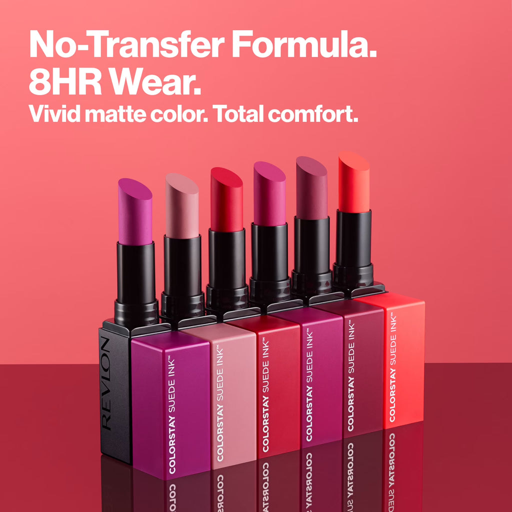 Colorstay Suede Ink Lightweight Matte Lipstick with Vitamin E, 018 in the Zone