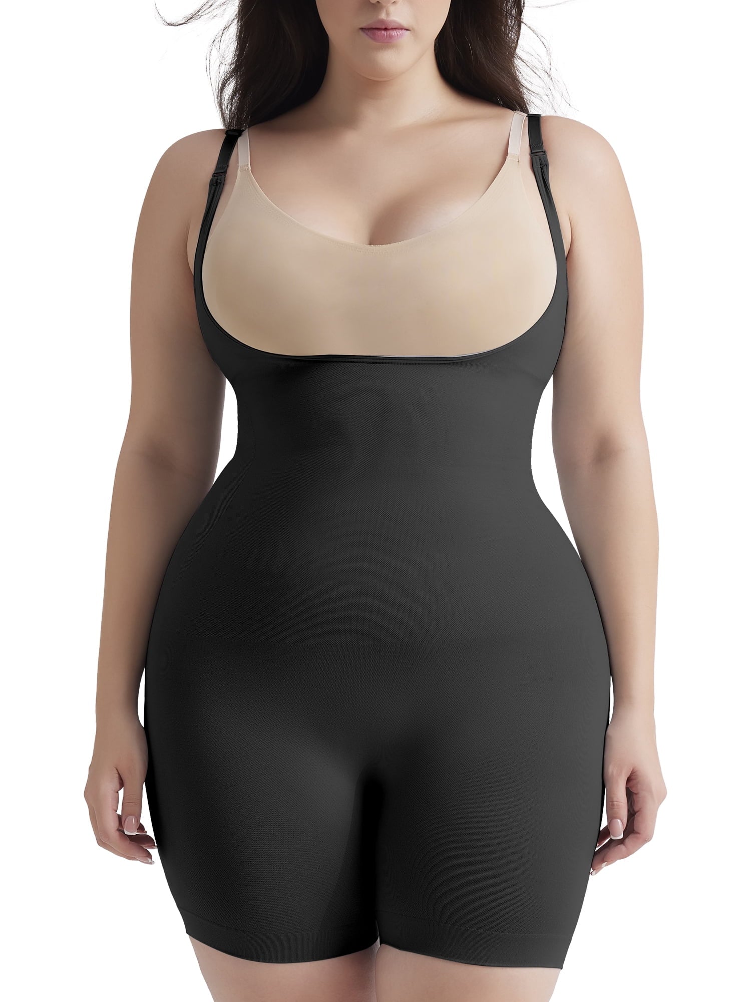 plus Size Shapewear Bodysuit for Women Tummy Control Compression Body Shaper Waist Trainer Girdle