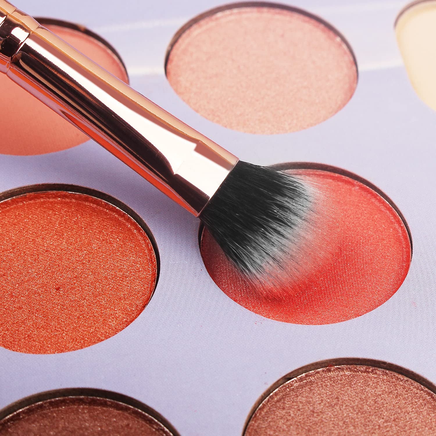 Makeup Brush Set 16 Pcs with 1 Eyebrow Razor Premium Synthetic Foundation Powder Concealers Eyeshadow Blush Makeup Brushes Make up Brushes Kit (Pink)